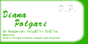 diana polgari business card